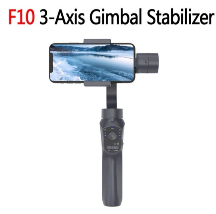 F10 PRO 3-Axis Gimbal Stabilizer Foldable Smartphone Action Camera Handheld -OB
