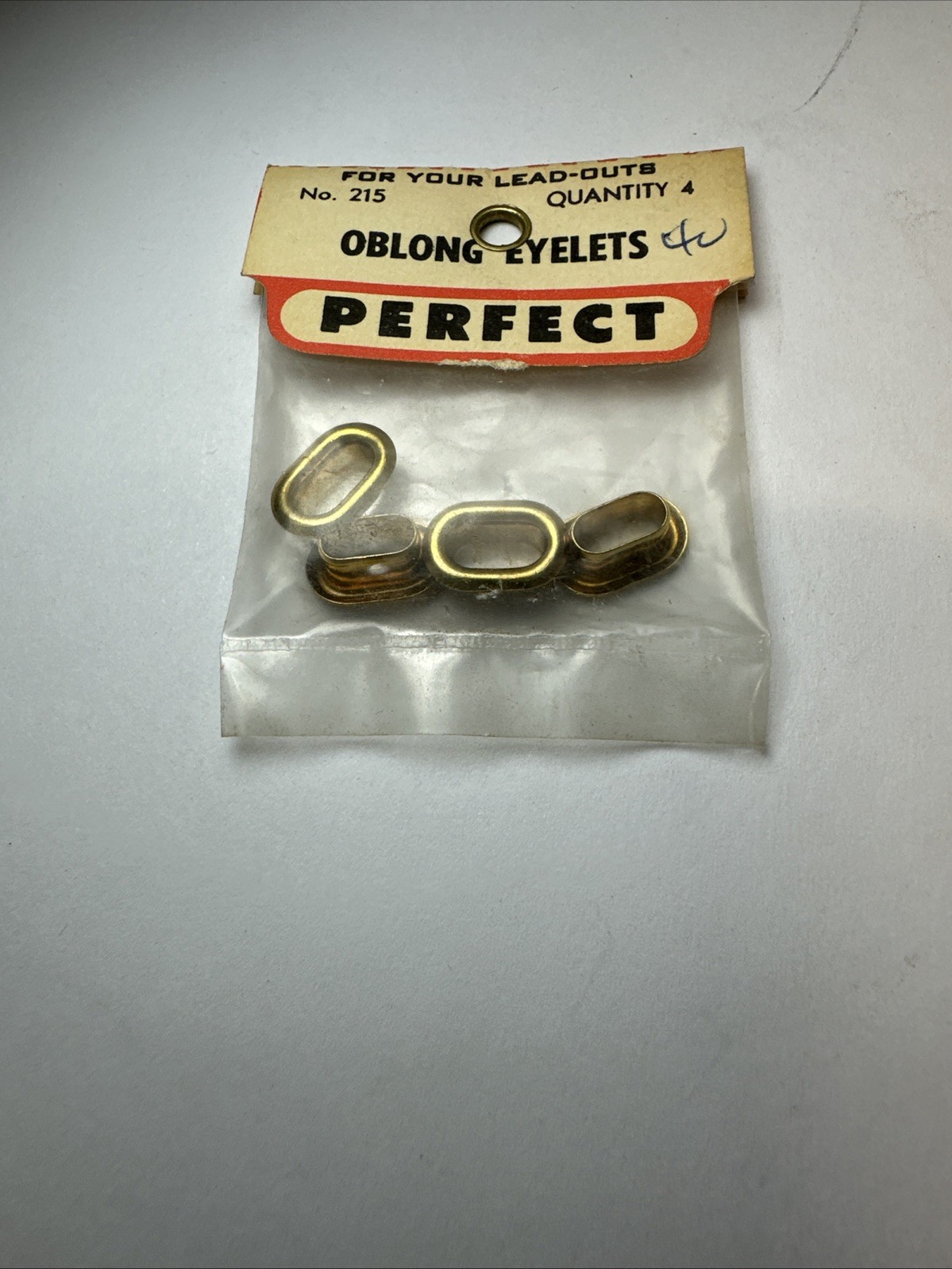 Perfect Oblong Eyelets #215 NOS
