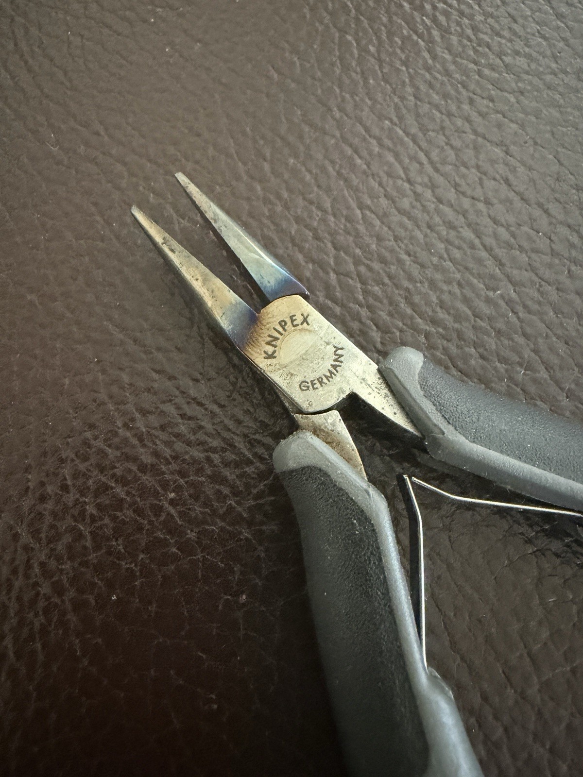 Knipex 3522115ESD Electronics Pliers Esd With Multi-Component Grips 4 1/2 In