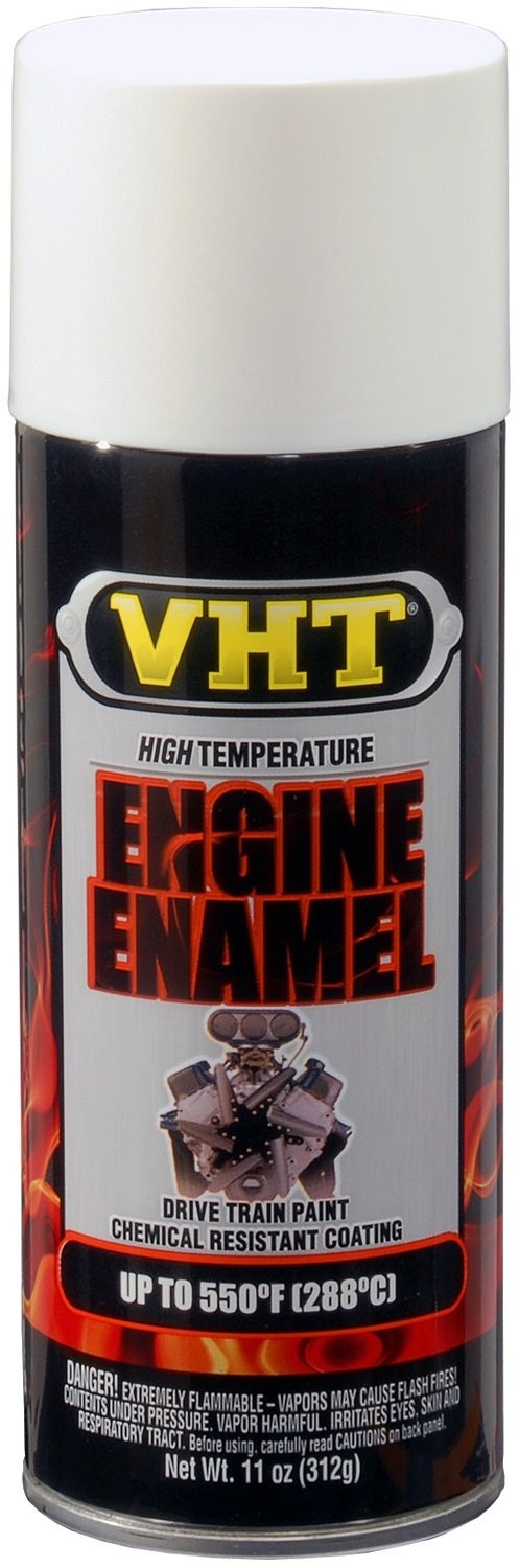 VHT SP129 550 Engine Enamel High Heat Spray Paint, Gloss White