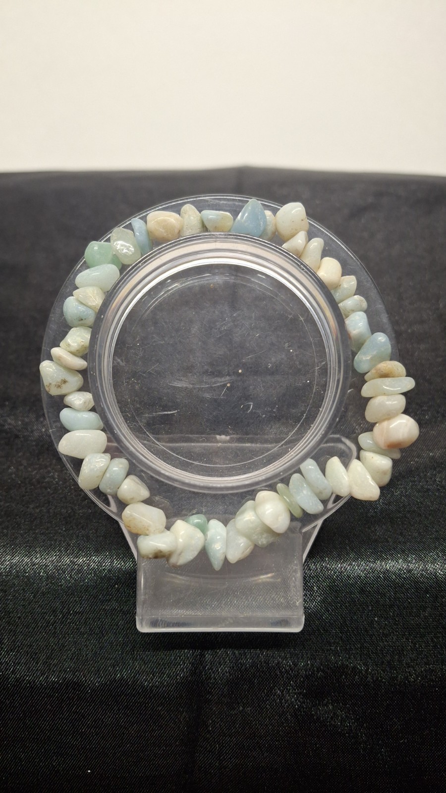 Amazonite Chip Bracelet Size 6 1/2 (BRC 49)