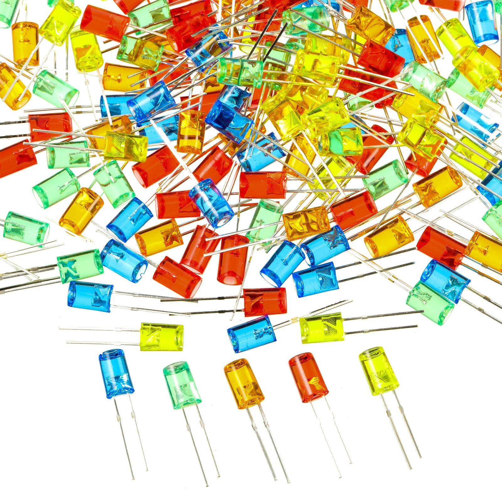 Mudder 120 Pcs Valentine LED 5mm String Light Pack of 120, Multicolor