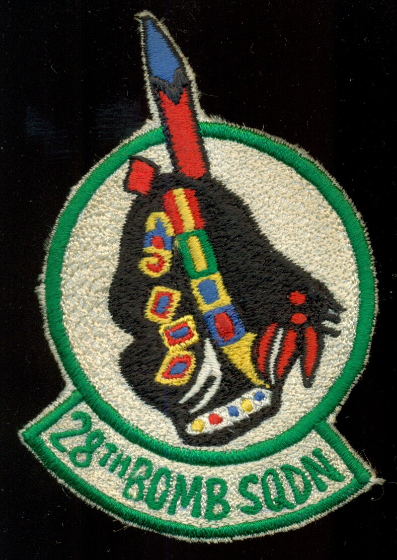 USAF 28th Bomb Squadron Patch CT4