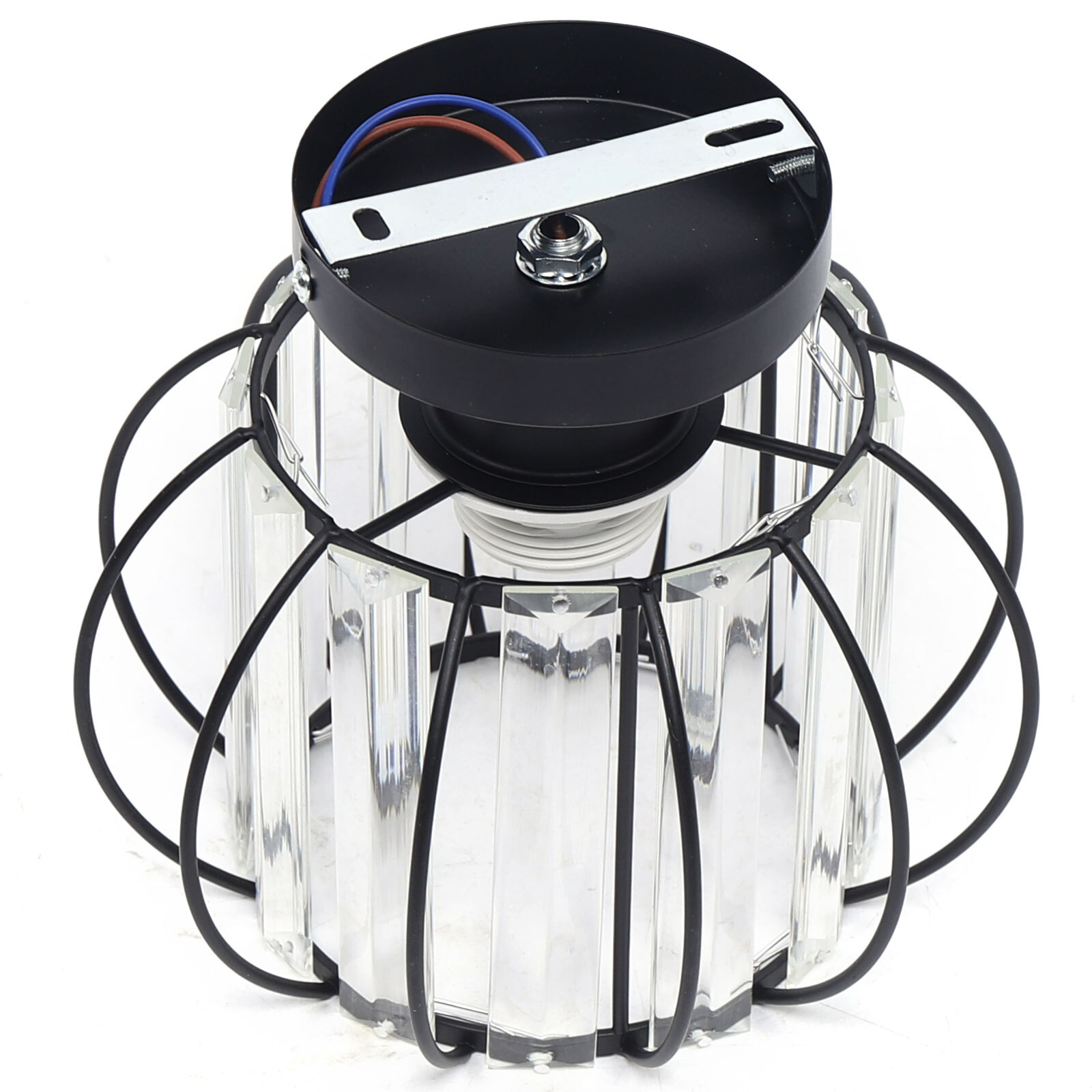 Recessed ceiling lamp, iron ceiling lamp, E27 socket, maximum power 20W