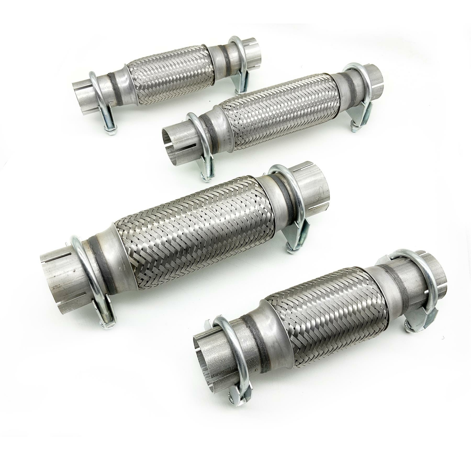 Clamp On Exhaust Flexi Pipe Flexible Tube Repair Joint 38mm - 63mm ID