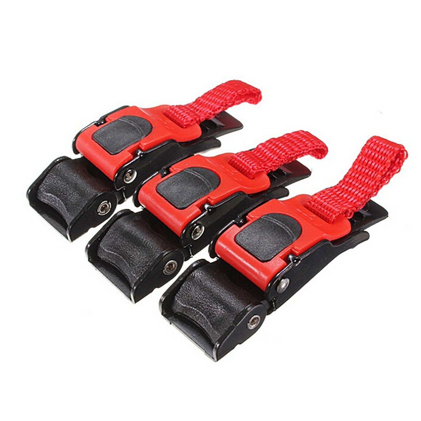 3Set Chin Strap Safety Buckle Clip Motorcycle Bike Helmet Quick Release Buckle