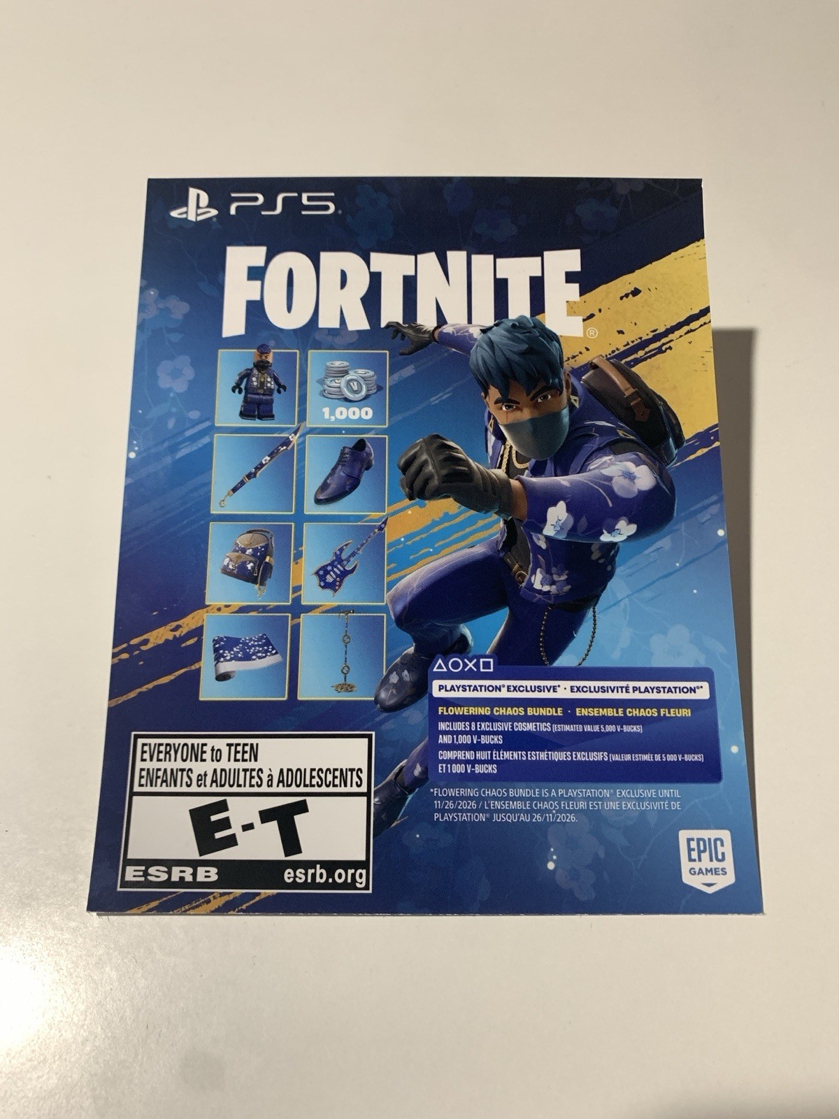 Fortnite Flowering Chaos Bundle + 1,000 V-Bucks Playstation Exclusive