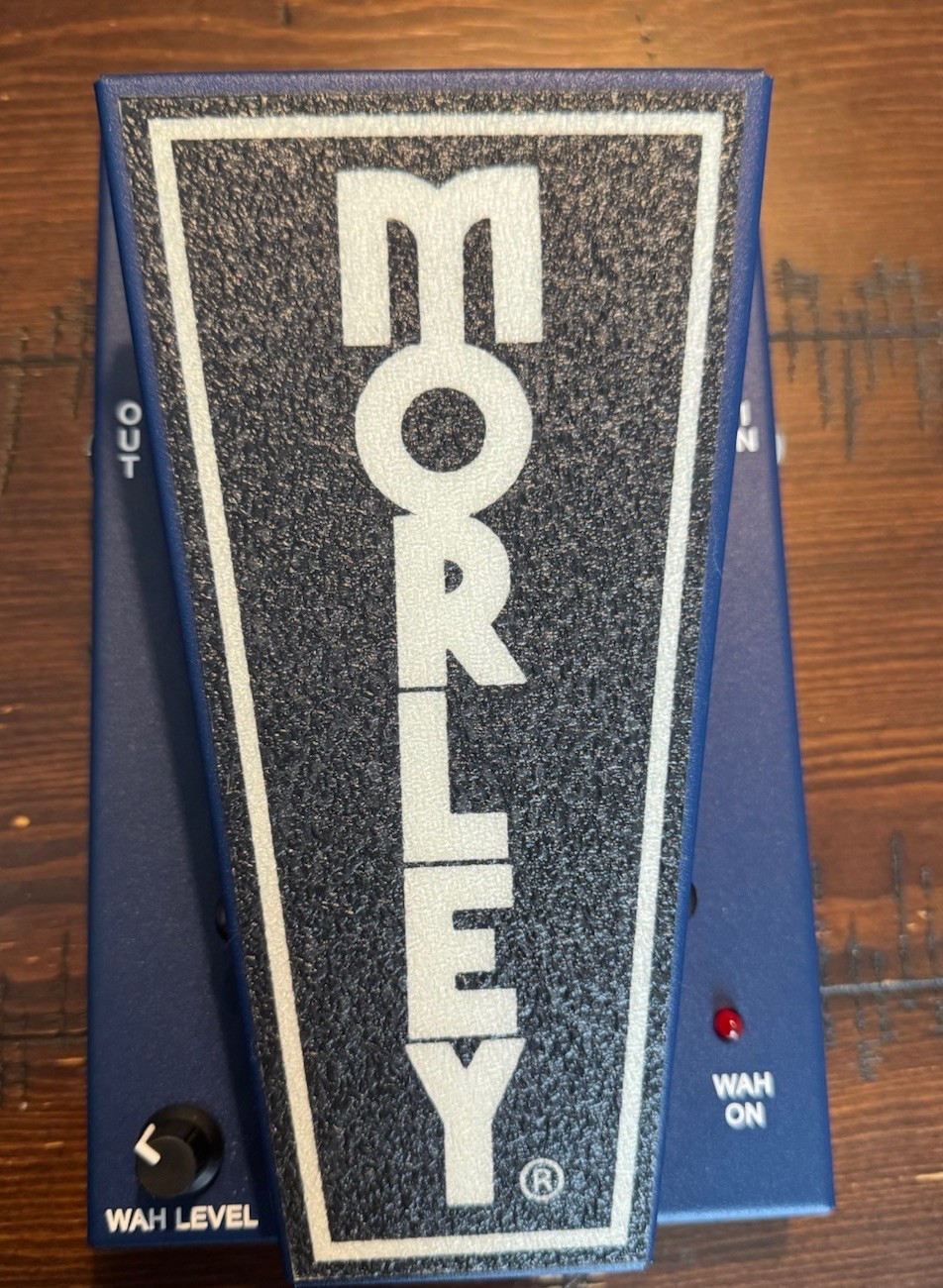 Morley Old Blue Wah Pedal Vintage Guitar Effects Morley Wah Model Old Blue