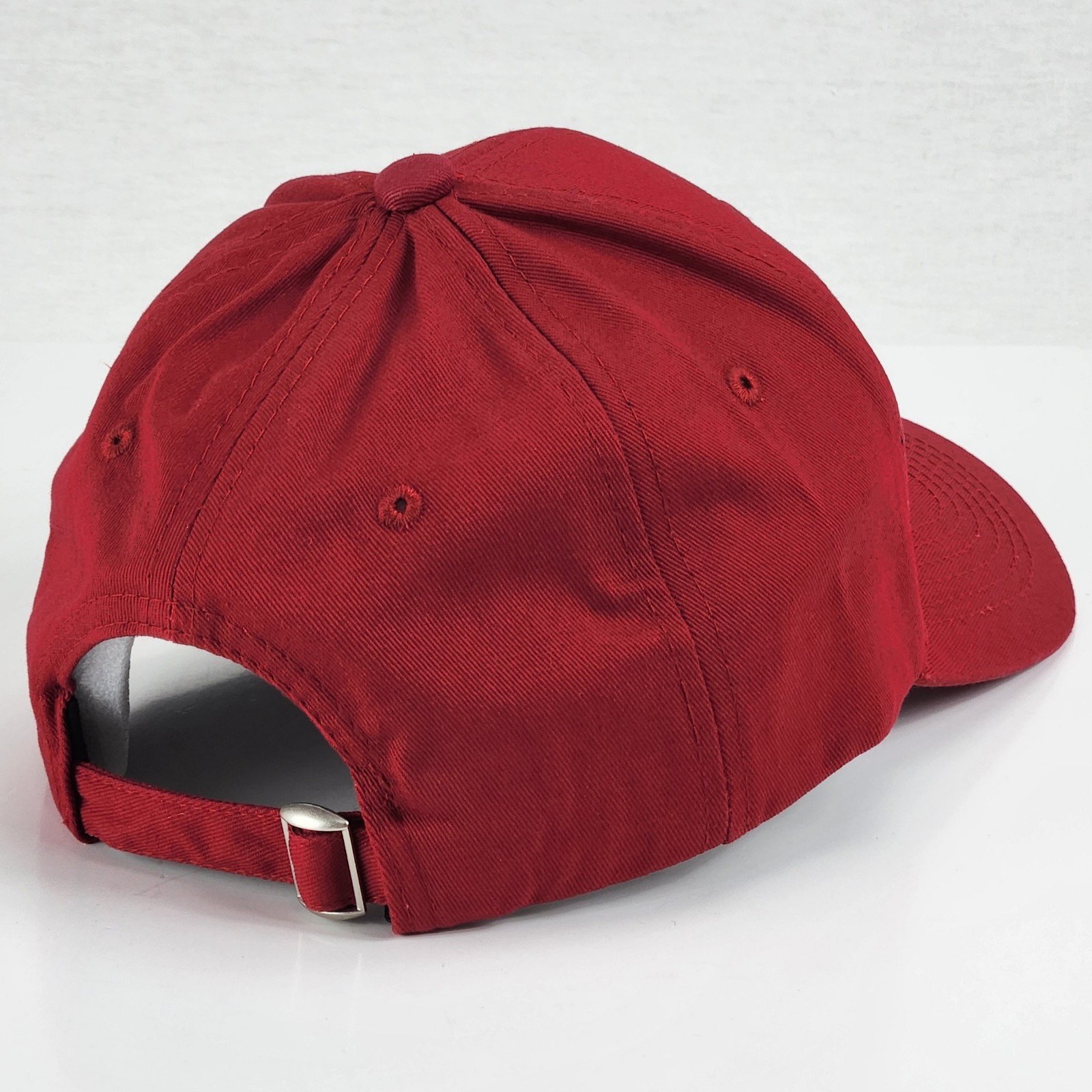Dark Red Kyooh Baseball Cap Adjustable Strapback Hat 100% Cotton Embroidered