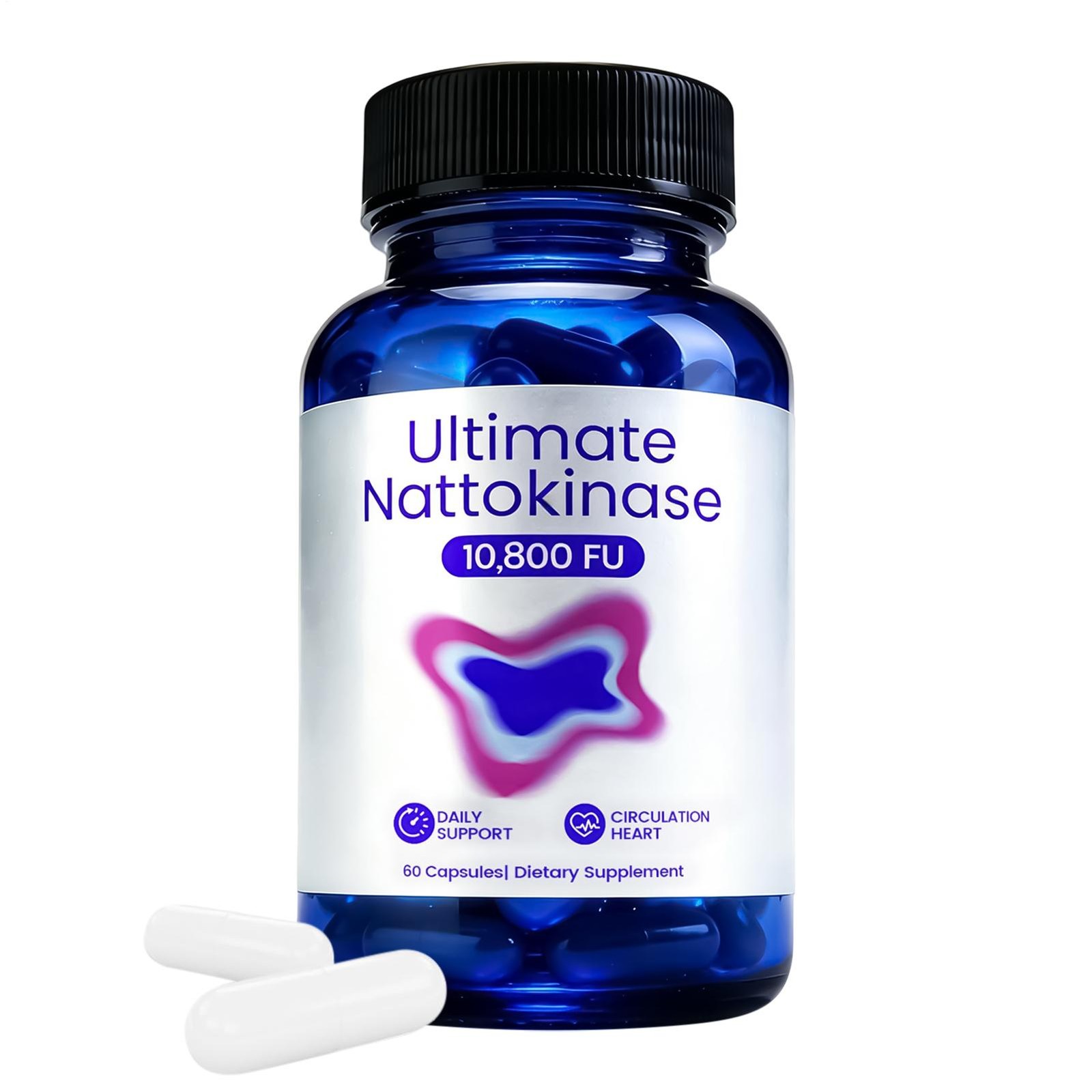 Ultimate Nattokinase Supplement with 10,800 FU of Nattokinase, Natural Support