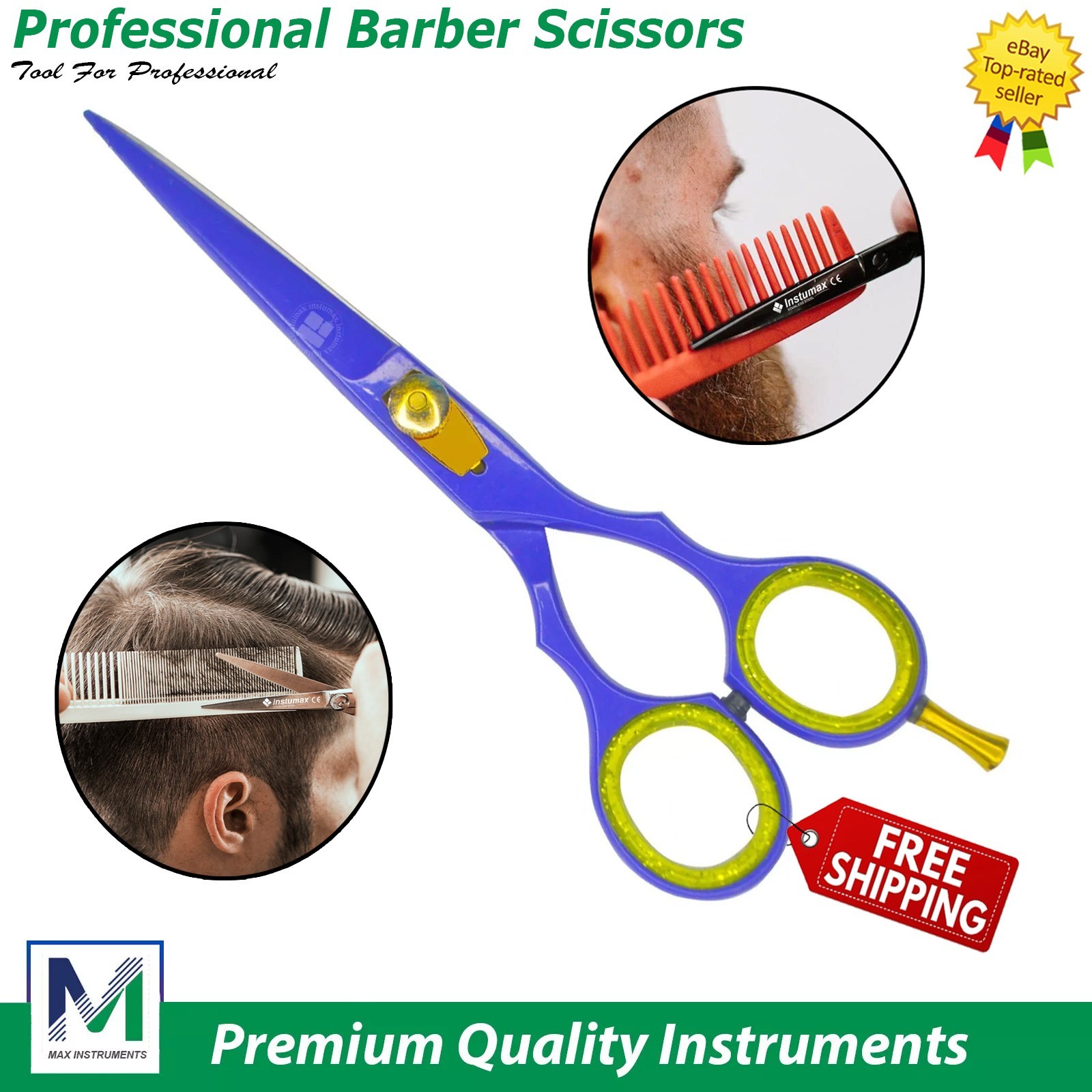 Tijeras de Peluquería Profesional 6.5" – Tijeras de Corte de Cabello Alemanas