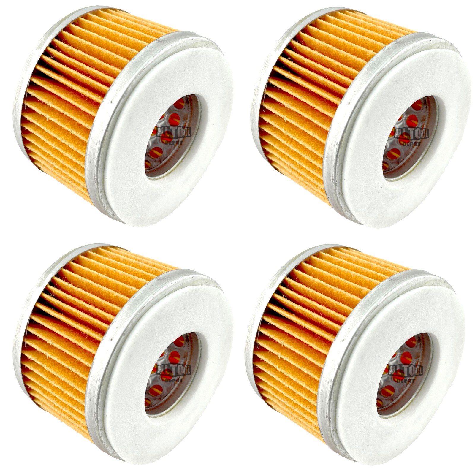 4 Pack Puma Air Compressor Replacement Intake Paper Filter Elements 1-7/8 2-1/2