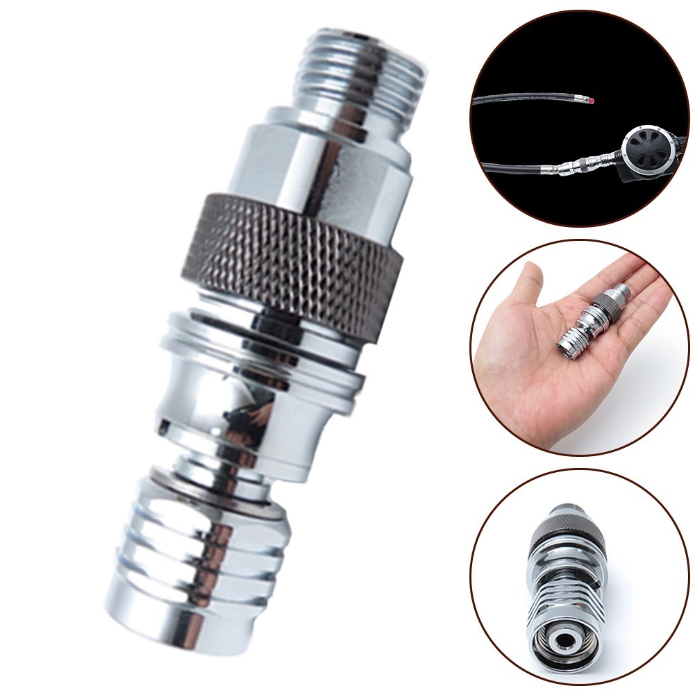 Full Face Diving Second Stage Adjuster with Self Locking Quick Connect