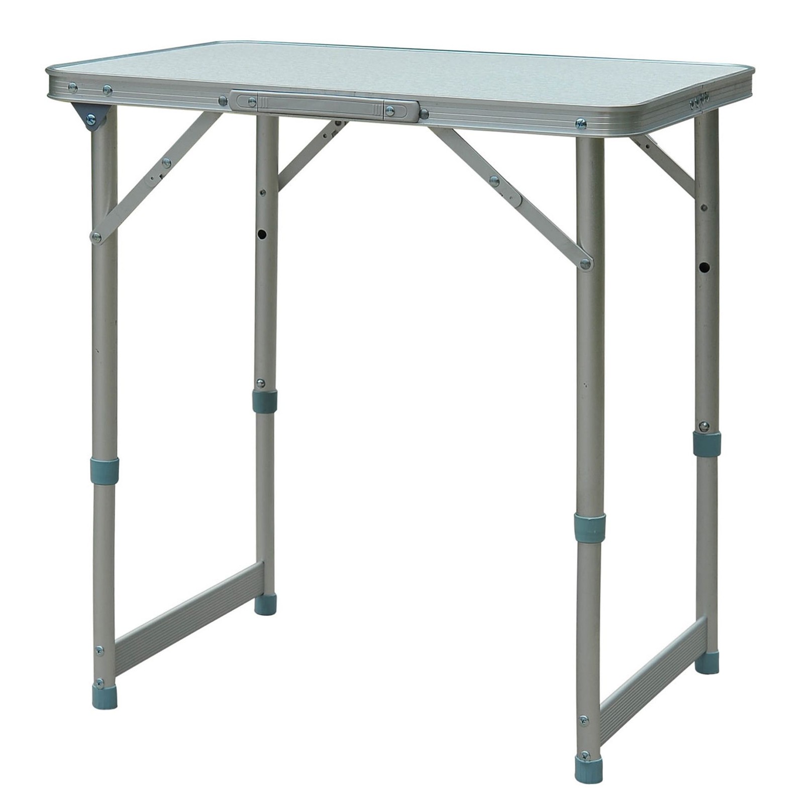 Adjustable Folding Table 23.5x17.75in 66lb Capacity 18.75/25.25in High Portable