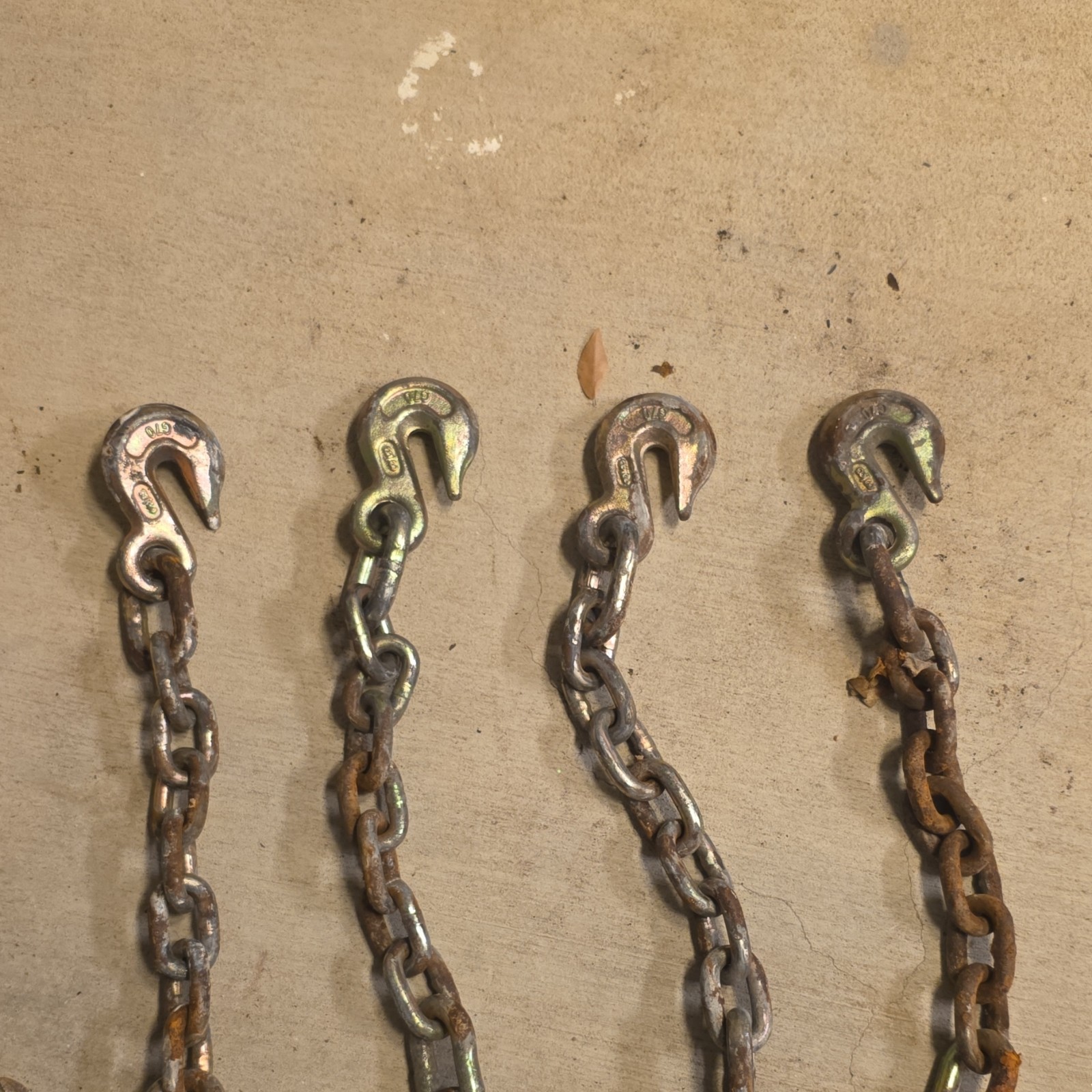 4"X30' Winch Strap with Chain Hook 4 Pack