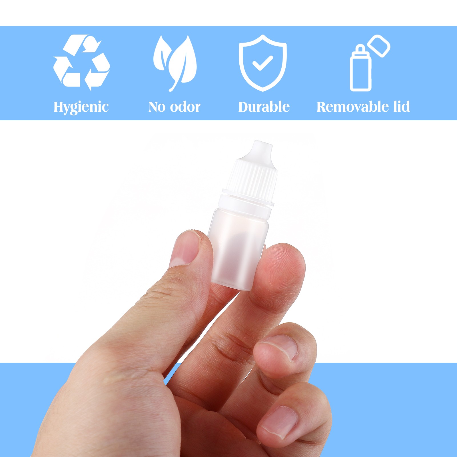 10 Pcs Goteros De Plastico Empty Bottles Dropper Fine Workmanship Ear