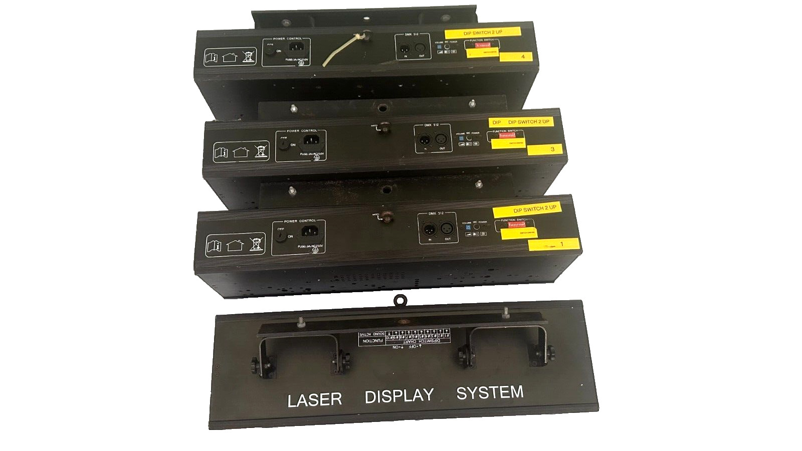 Dip Switch 2 UP  Green Laser Display Lights #2295 (LOT OF 4)THS