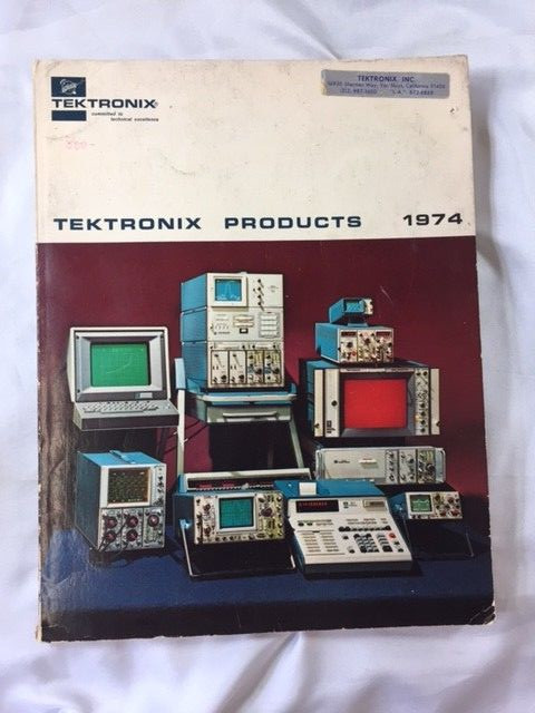 1974 TEXTRONIX COMPANY PRODUCT CATALOG. 335 PAGES.