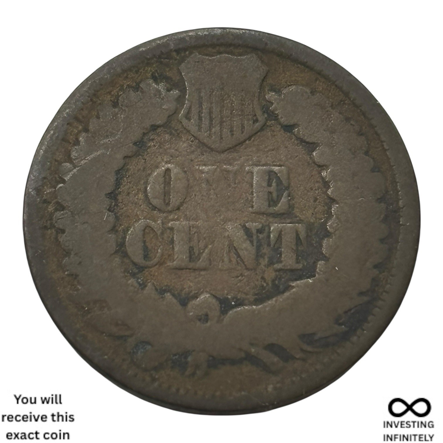 1868 Indian Head Cent X-1009