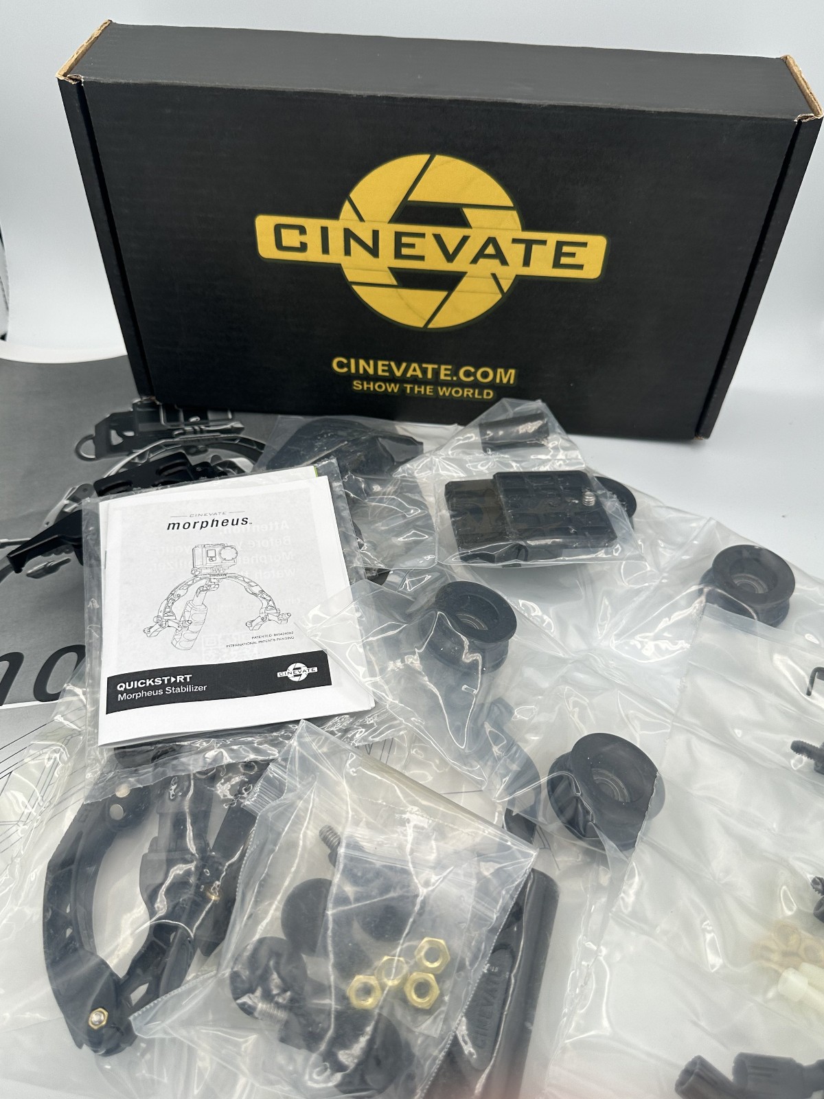 Cinevate Morpheus Stabilizer New with additional Camera Bracket