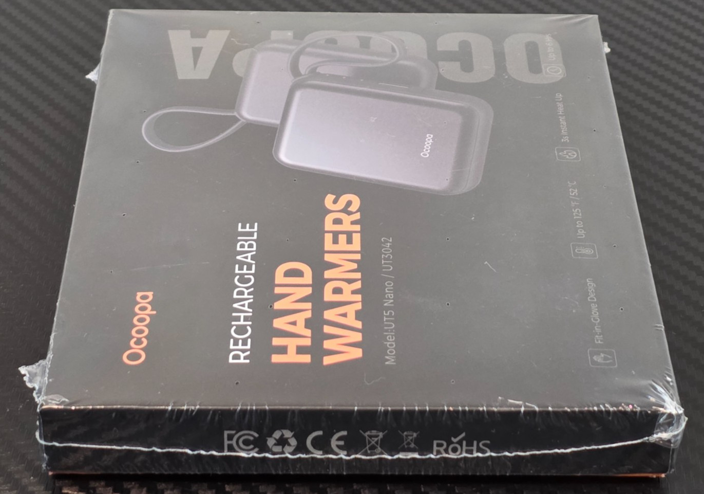 Ocoopa UT5 Nano Rechargeable Hand Warmers, 2-Pack