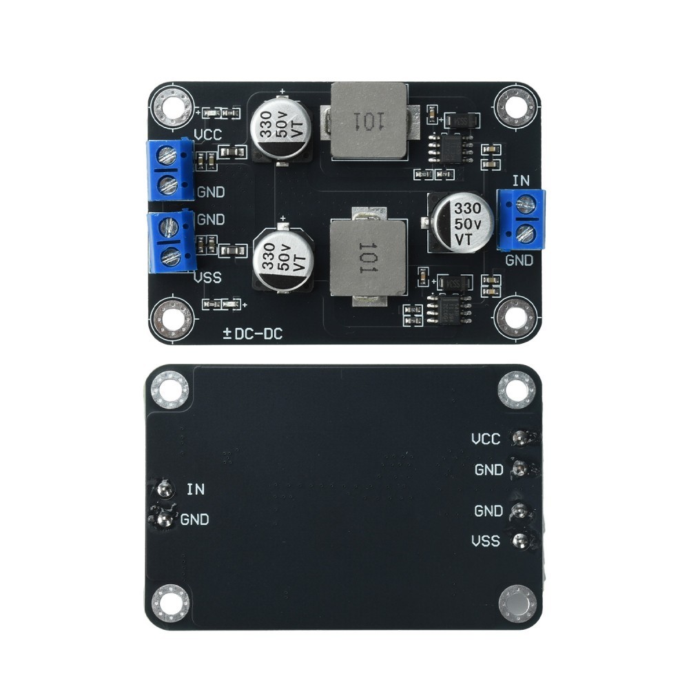 TPS5430 DC-DC Step Down Power Module 6-30V Input to ±5V Dual Output Low Ripple