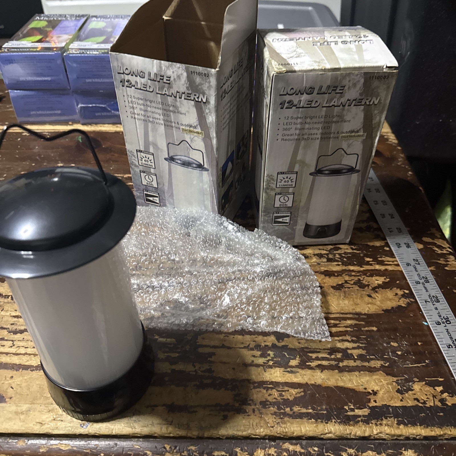 LONG LIFE 12- LED LANTERN 360 ILLUMINATION 3xD Batteries (not Included)  40 Lume