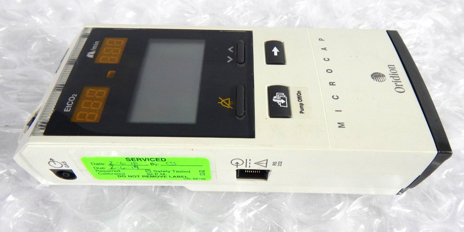 ORIDION MICROCAP HANDHELD CAPNOGRAPH S/N 440