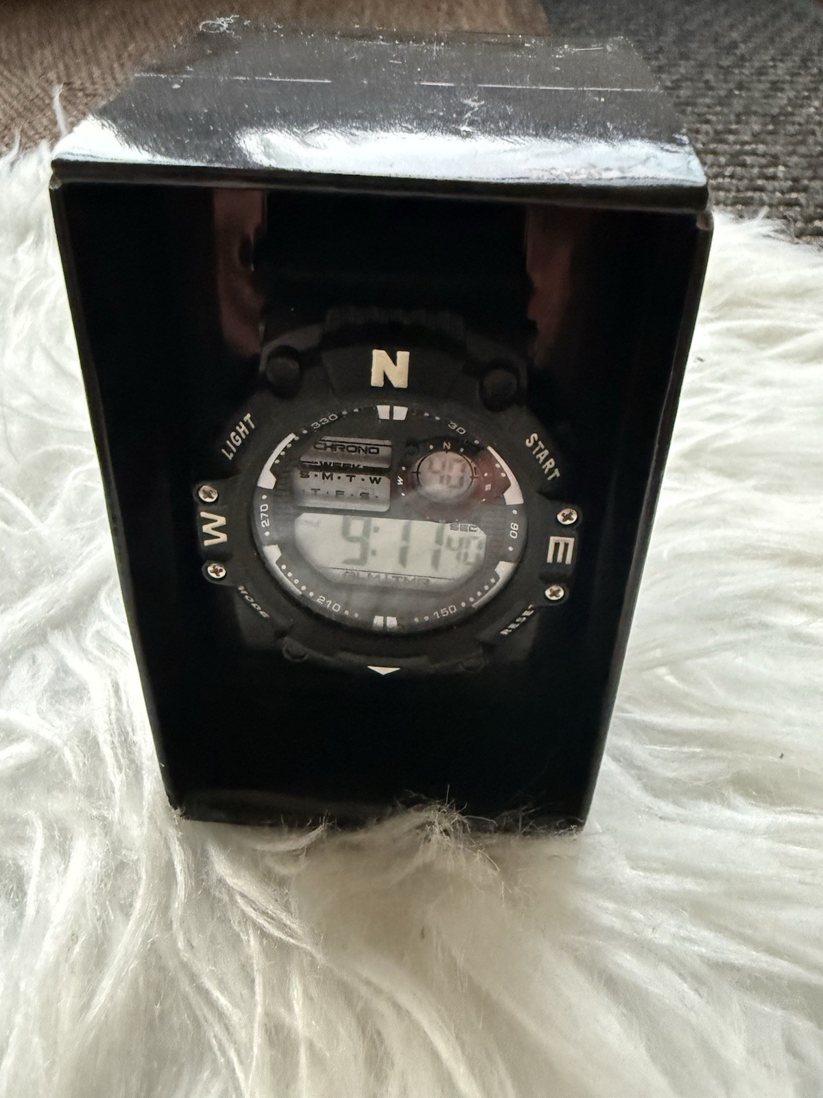 Digital Watch -Alarm Stopwatch Backlit Display