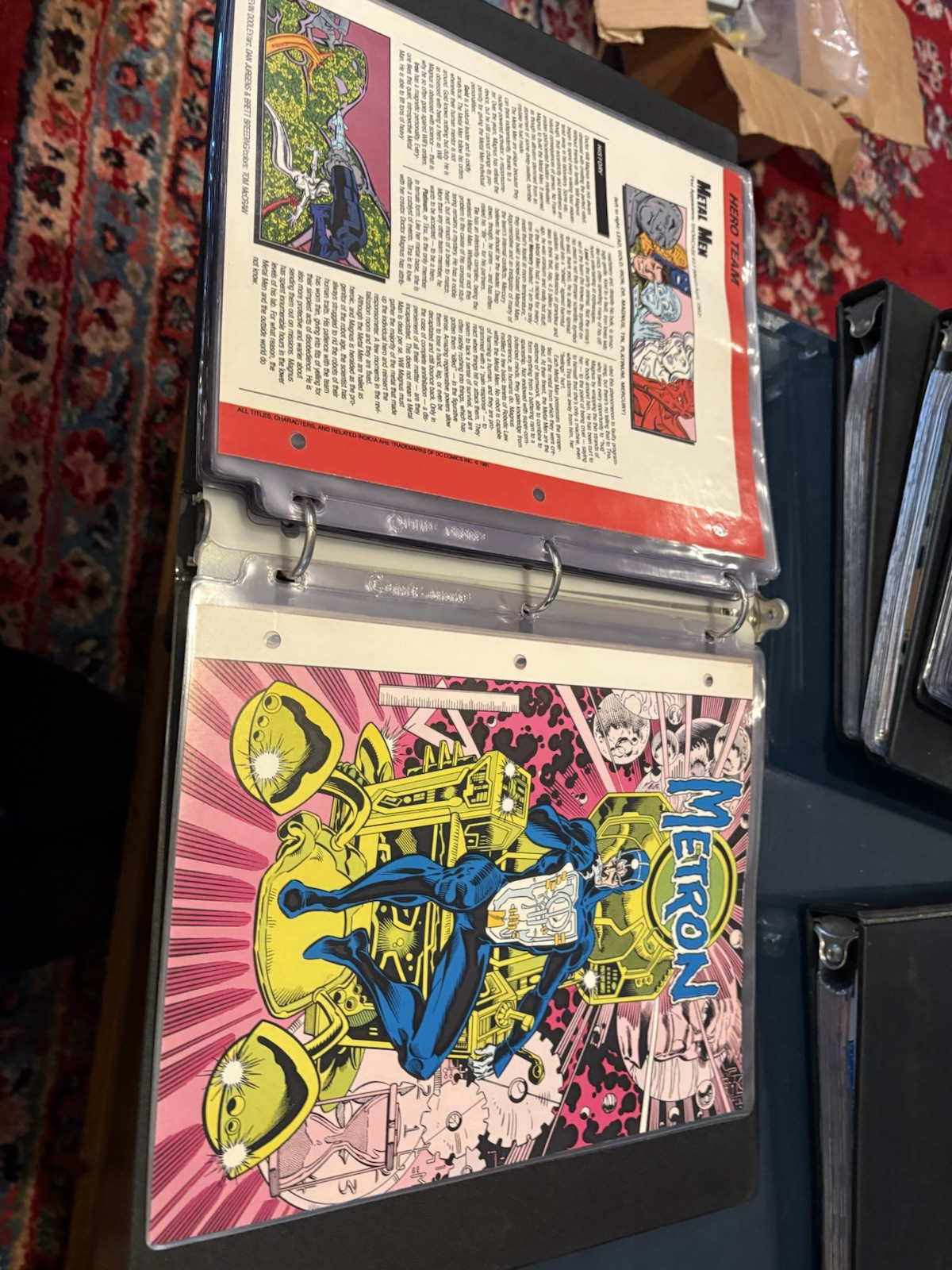 Comic Book Bio Binders