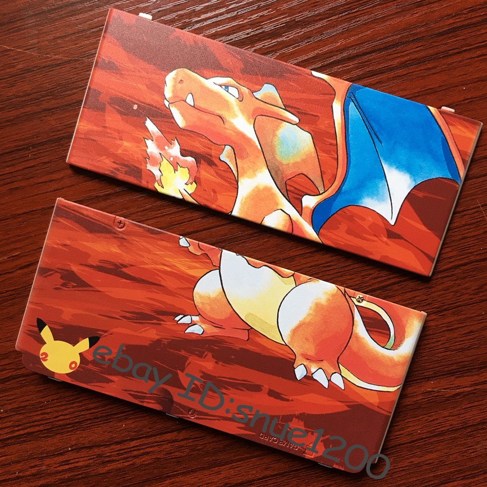 Nintendo New 3DS Replacement shell Plates - Pokemon 20th Anniversary Charizard