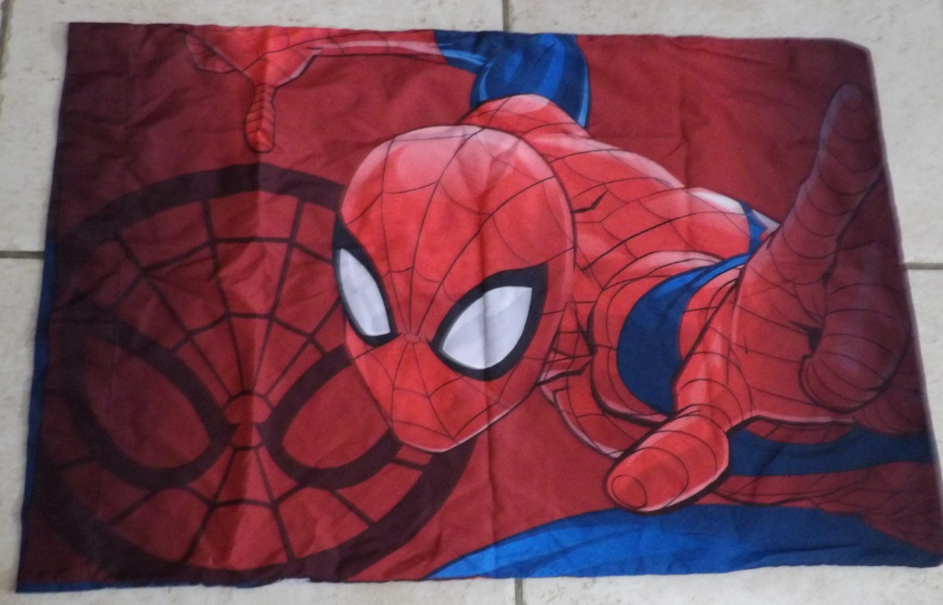 Marvel Captain America Spiderman PILLOW CASE Sham Standard Size
