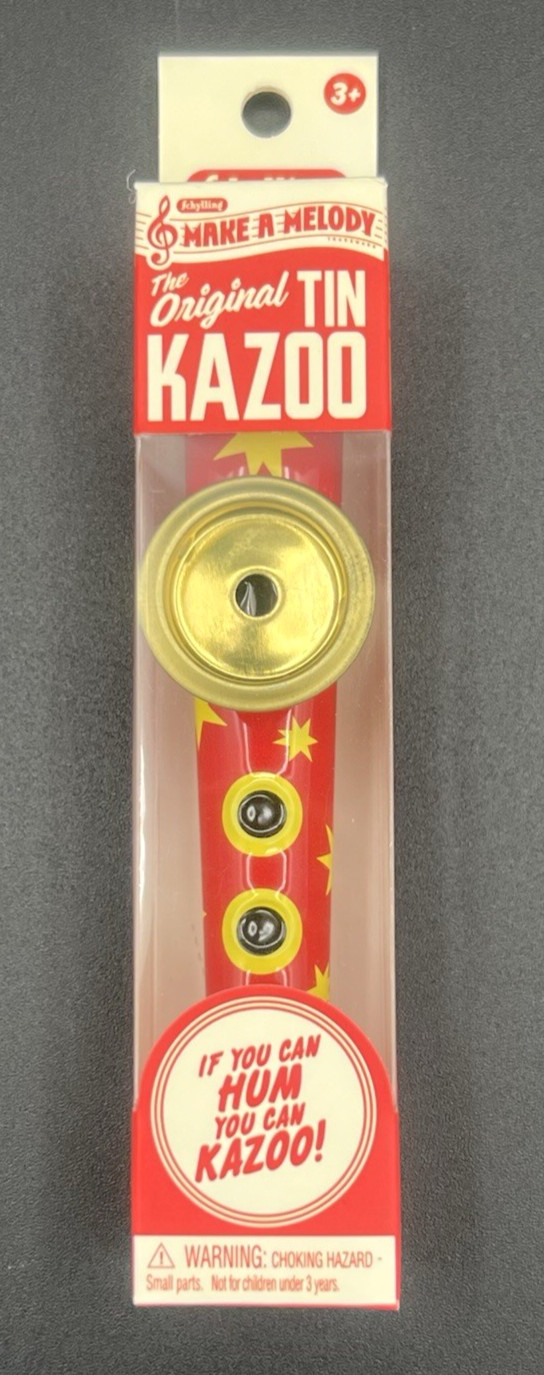 2017 RED SCHYLLING THE ORIGINAL TIN KAZOO In Box NOS Brand New