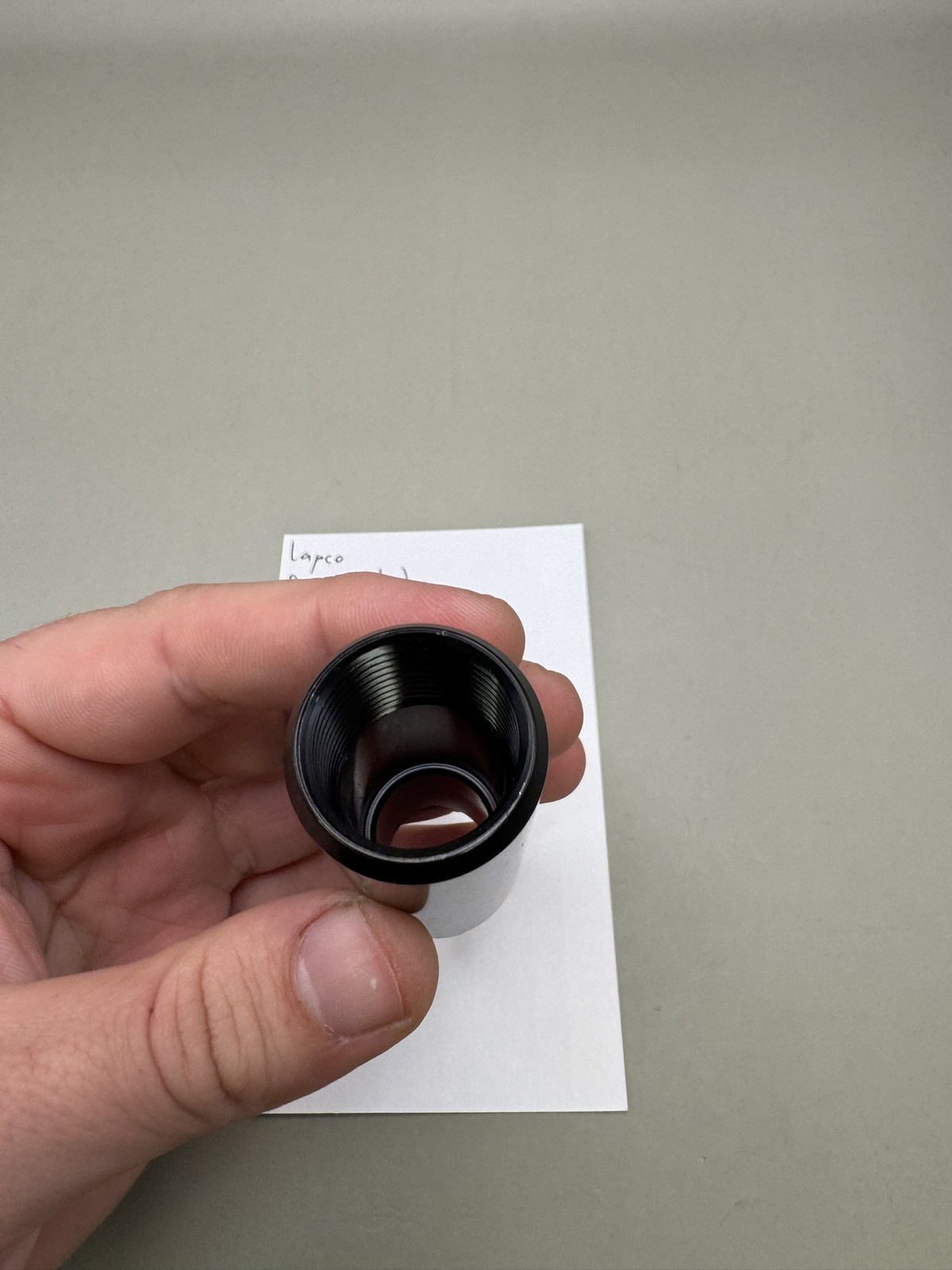 Lapco Barrel Adapter Angel to A5 Black