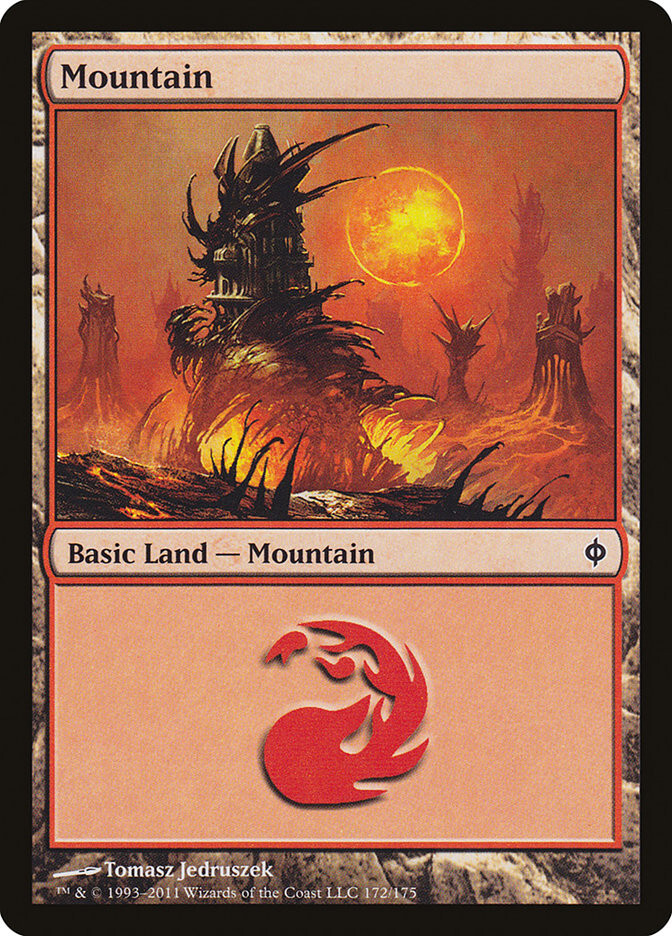 MTG Mountain 172 - New Phyrexia