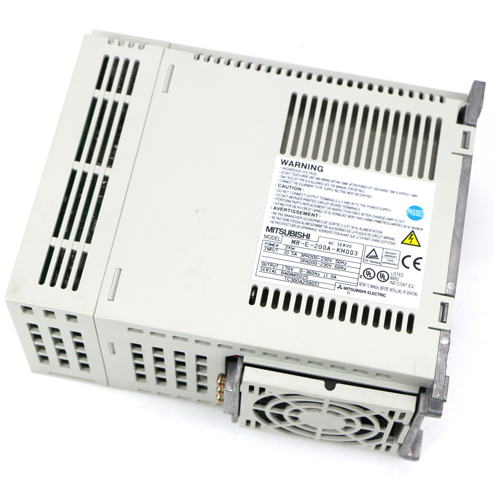 NEW MITSUBISHI MR-E-200A-KH00 wbr/ 3 AC Servo Amplifier Drive 3-PH Controller