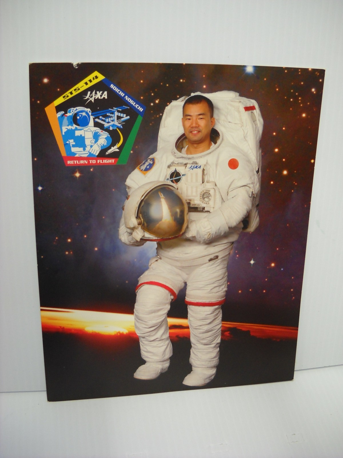 NASA Space Shuttle Astronaut Soichi Nogushi JAXA STS-114 Japan Aerospace Photo
