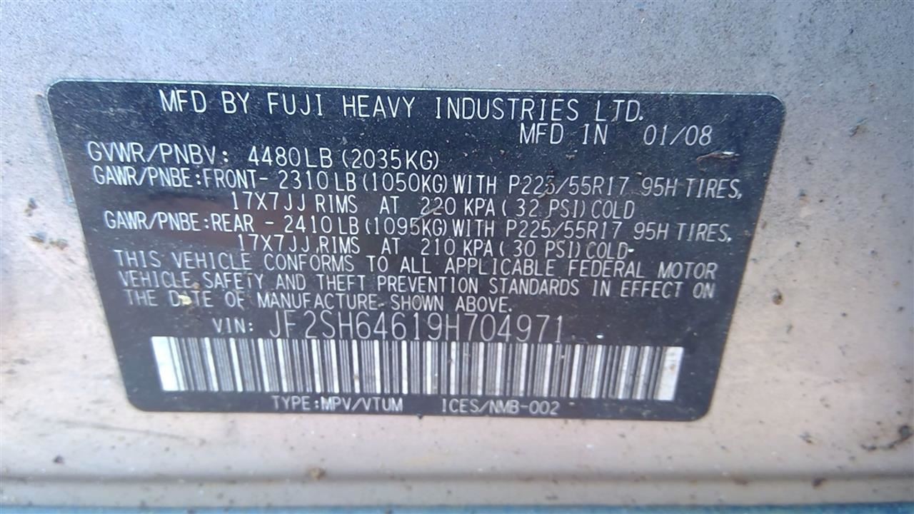 Chassis ECM Multifunction Integrated Control Fits 09 FORESTER 263384