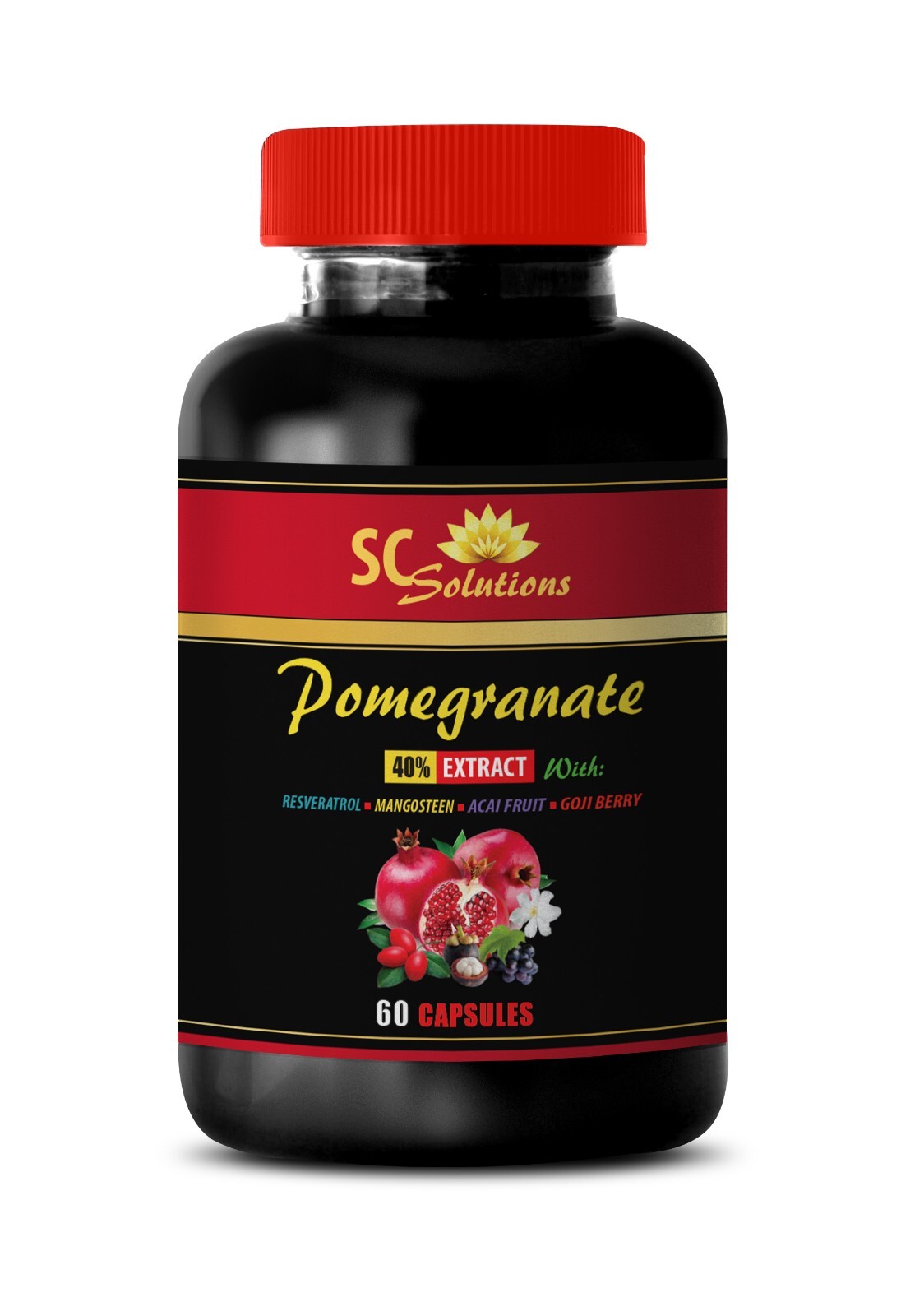 Pomegranate juice - POMEGRANATE EXTRACT (40%) - Antioxidant protection - 1 Bot