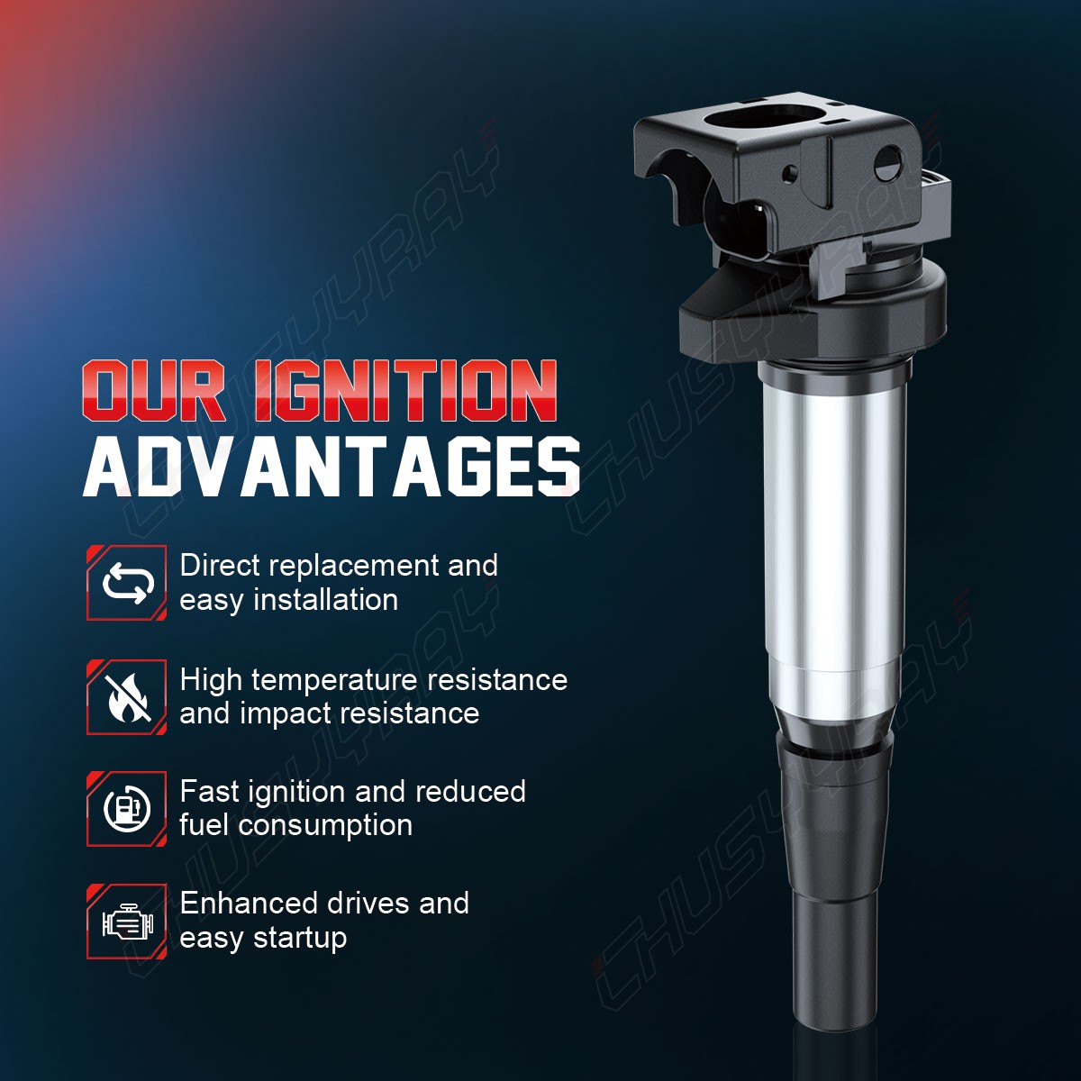 NEW UF598 4x Ignition Coils for 2007-2015 Mini Cooper 1.6L