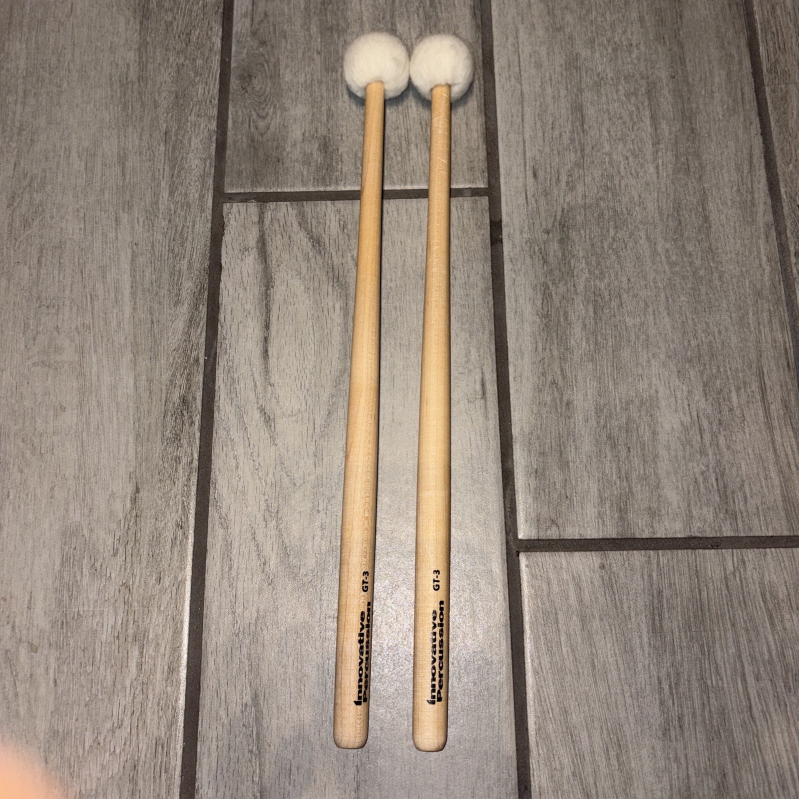 Innovative Percussion Black Fabric Bag with percussion mallets