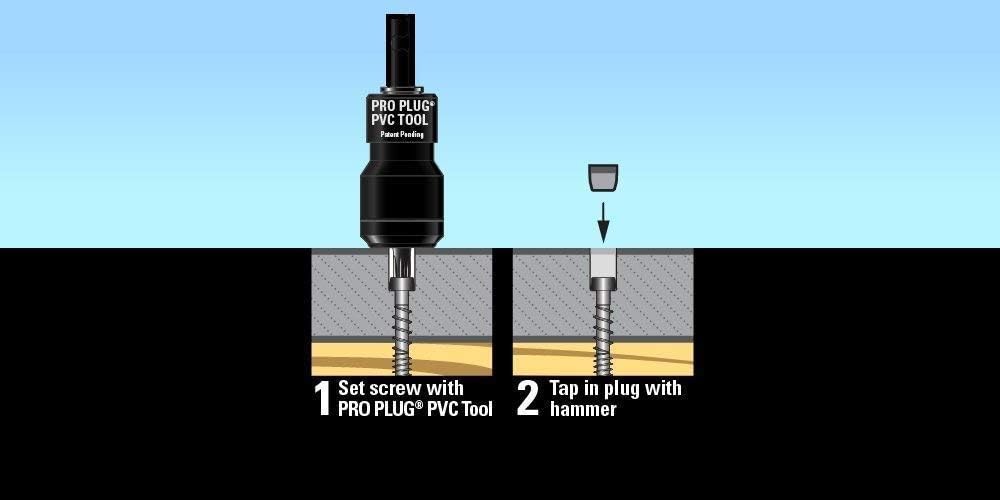 Pro Plug Tool for PVC Decking System
