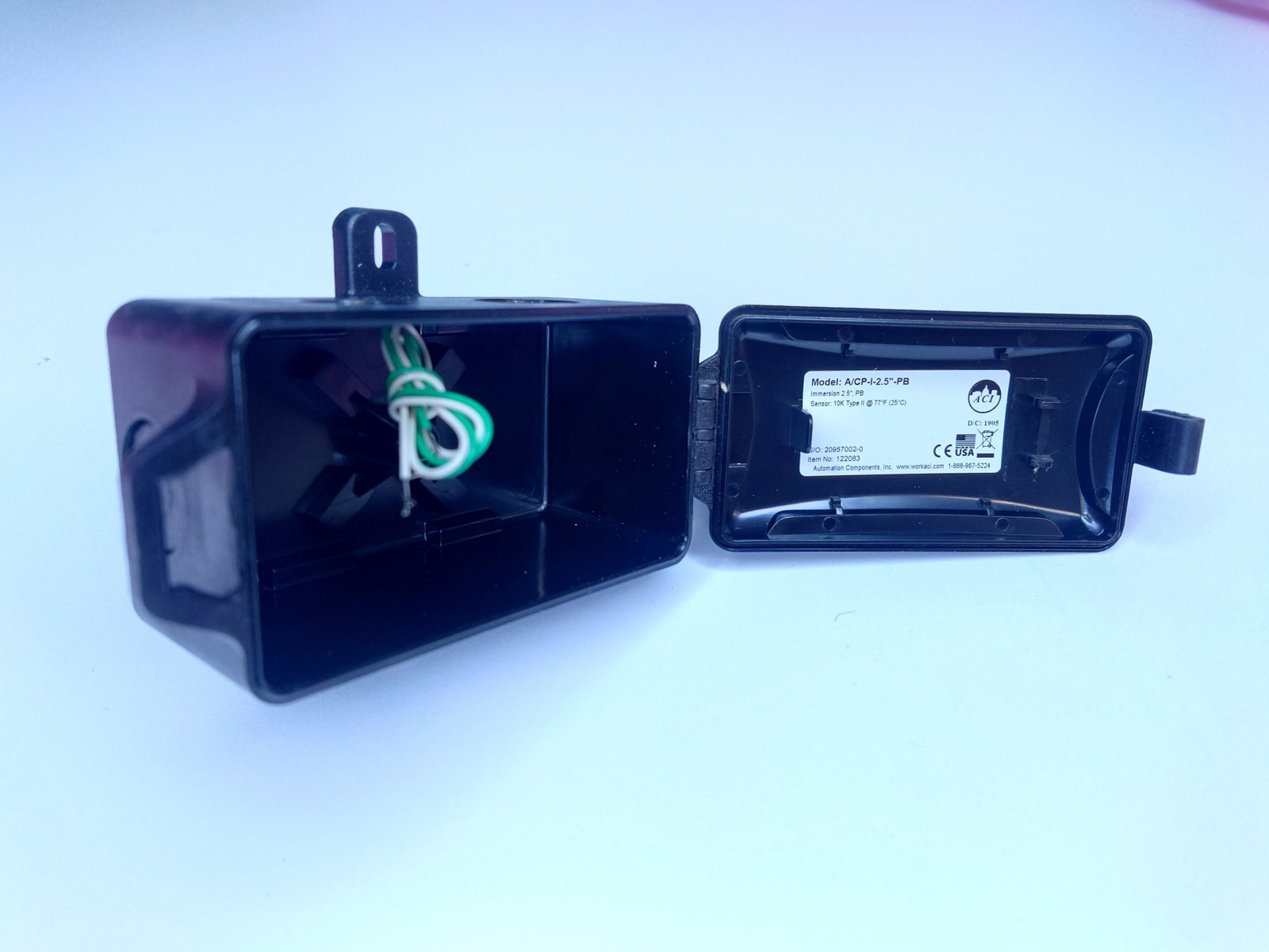 A/CP-I-2.5"-PB | 10K ohm Type II | Stainless Steel Well Water Fluid Steam Temper