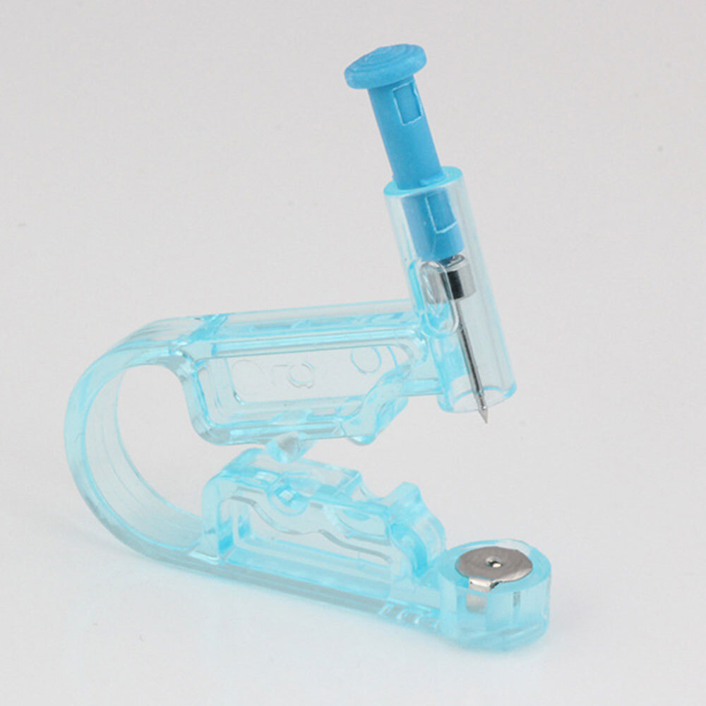 10-50Pcs Blue Disposable Ear Studs Piercing Gun Ear Stud Unit Piercer Tool Kits
