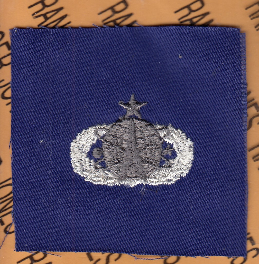 USAF Senior Space Operations Qualification White & Blue badge patch