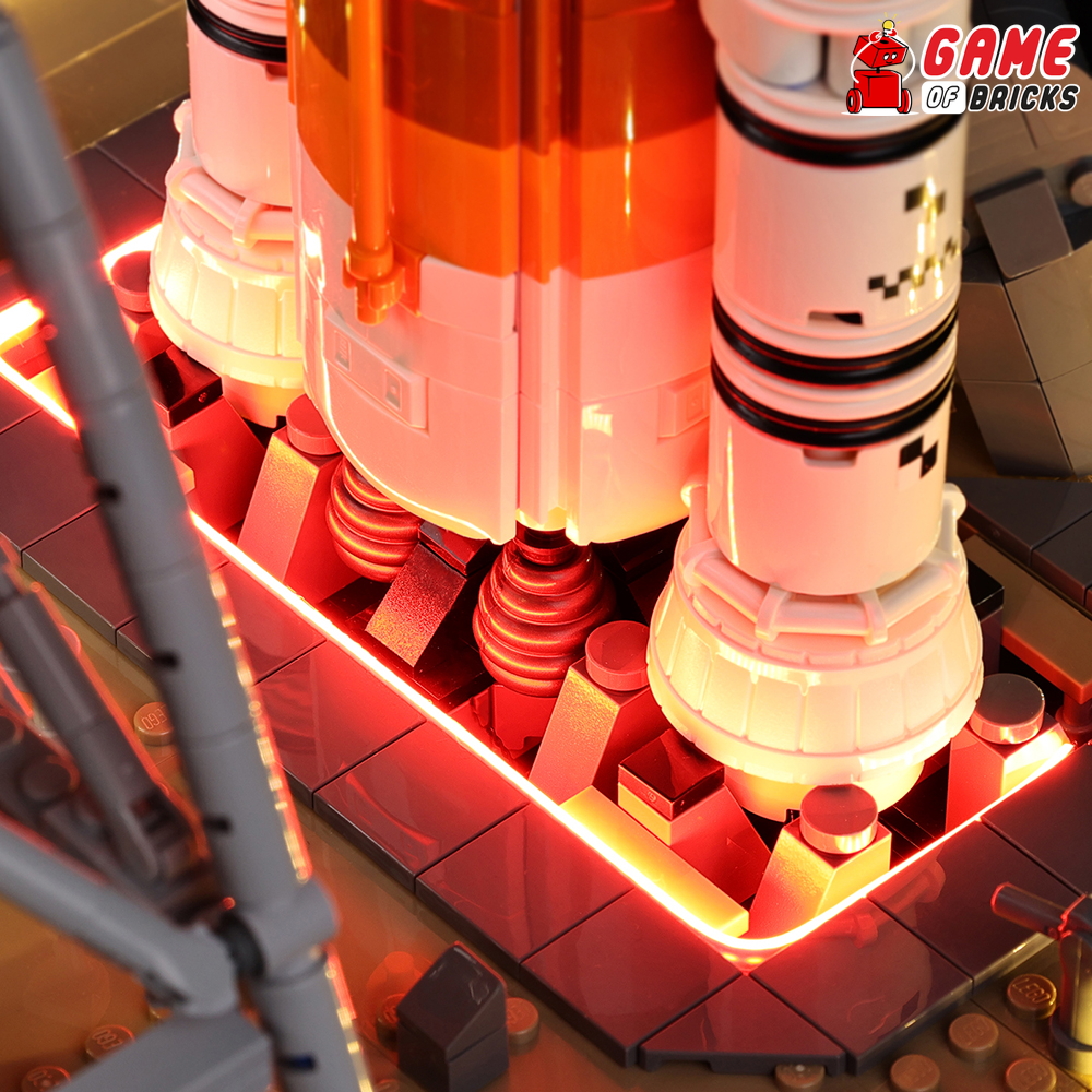 LED Light Kit for LEGO® NASA Artemis Space Launch System 10341 (Remote + Sound)