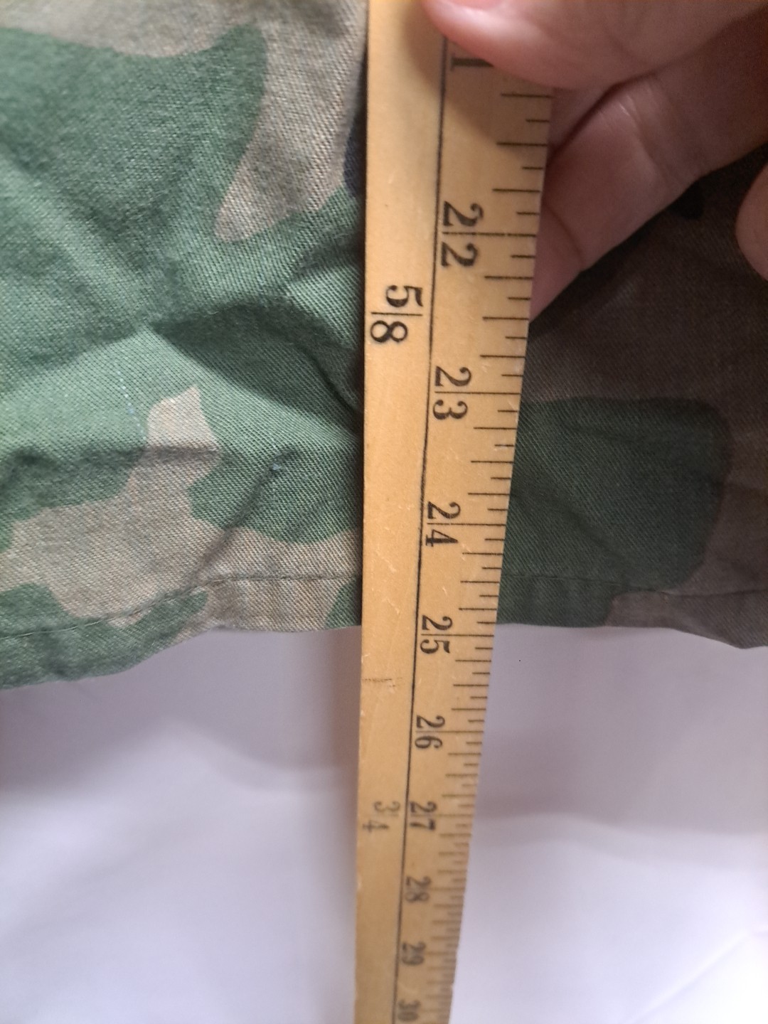 U.S. Army Woodland Camouflage Combat Coat Size Small XShort