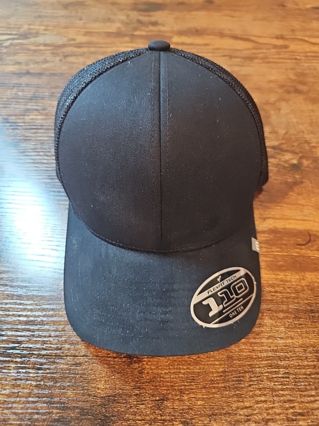 Travis Mathew Men's Black Widder 2.0 FlexFit Tech 110 Golf Hat Cap