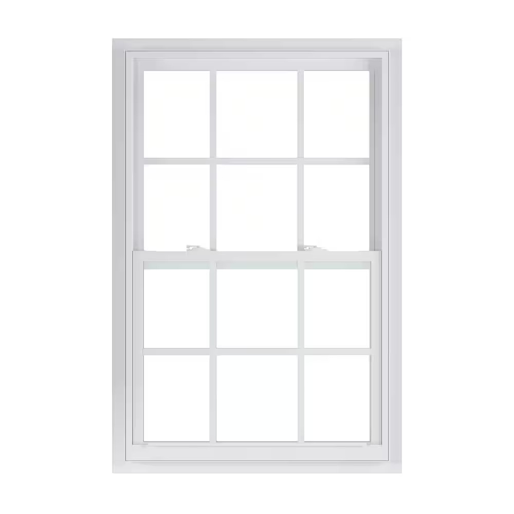 31-3/8 In. X 51-1/4 In. 50 Series Single Hung White Vinyl Insulated Window with