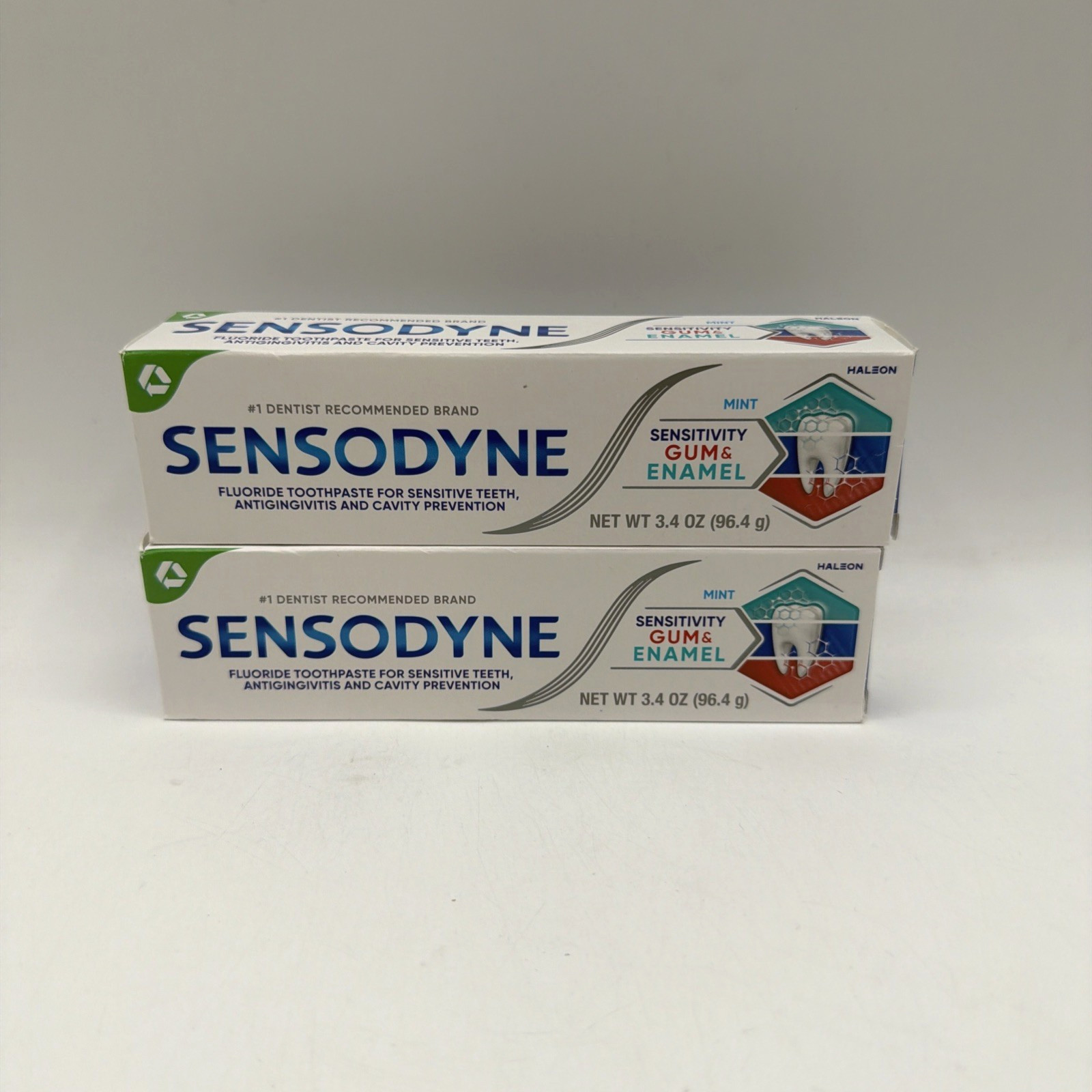 Sensodyne Toothpaste Sensitivity Gum & Enamel Mint 3.4 Ounce 2 Pack